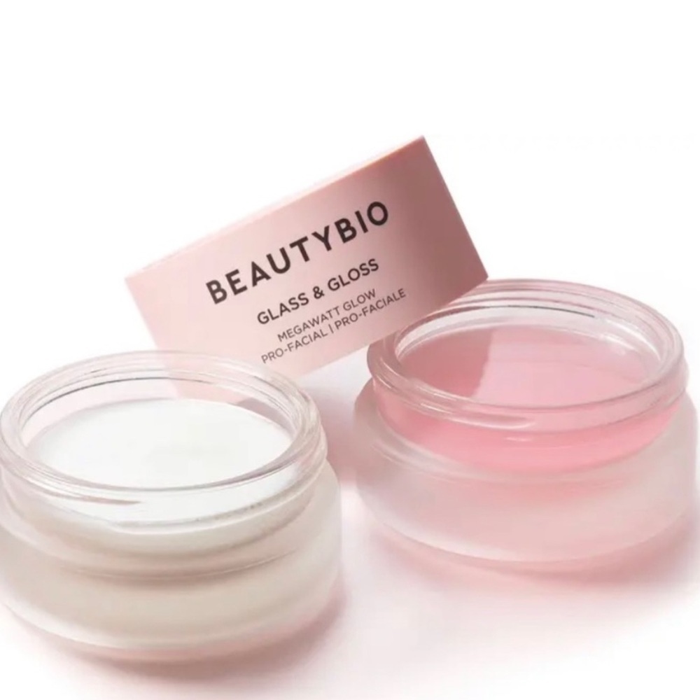 NIB/Beauty Bio Glass & Gloss Mega Watt Glow Pro Facial Scrub. Sealed. BU2